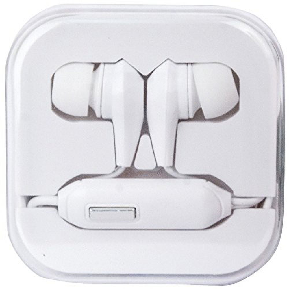 travelocity TVOR-STHF-BW Stereo Earbuds with Microphone
