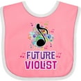 thumbnail image 3 of Inktastic Viola Future Violist Music Girls Baby Bib, 3 of 4