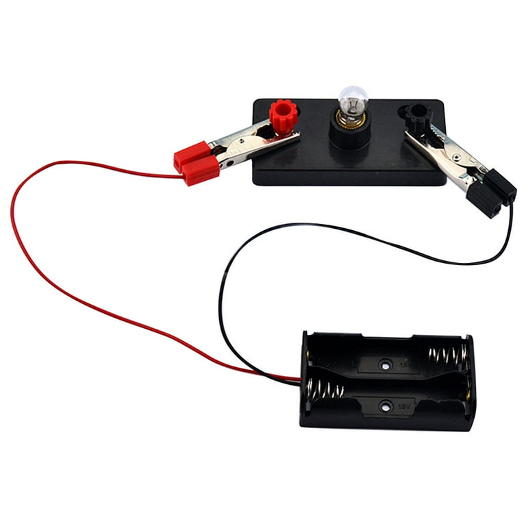 Toy Electric Circuit Kit Kids Student School Science Light Bulbs