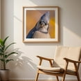 thumbnail image 6 of Blue Jay portrait - Photography Bird Wildlife Nature Animal Autumn Unframed Wall Art Print 6 x 6 inches, 6 of 9