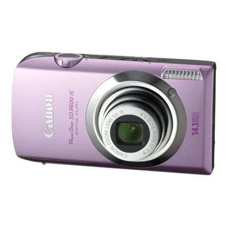 Canon PowerShot ELPH SD3500 IS - Digital camera - compact - 14.1 MP - 720p - 5x optical zoom - pink