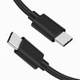 thumbnail image 4 of 10Pcs USB-C to USB-C Cable MORESEC under $5 60W 3A Fast Charging and Data Sync Cable, Braided Design for Durability, Compatible with Laptops and Phones, Power Delivery PD, 1 Meter Length, 4 of 9