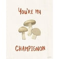 thumbnail image 2 of Penner, Janelle 12x14 Gold Ornate Wood Framed with Double Matting Museum Art Print Titled - Mushroom Madness II, 2 of 4