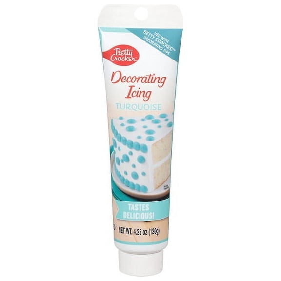 Betty Crocker Decorating Tube Icing Turquoise