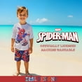 thumbnail image 4 of Marvel Boys Amazing Spider-Man Quick Drying Rash Guard & Swim Trunks, 2-Piece, Sizes 4-12, 4 of 6