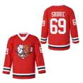 thumbnail image 4 of Camisetas de hockey sobre hielo Serie de TV Camiseta Letterkenny Irish #69 Shores Costura Bordado Ropa deportiva para exteriores Negro Rojo Blanco, 4 of 4