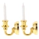 thumbnail image 1 of 1 par de mini decoraciones de pared creativas para casa de muñecas a escala 1:12, elegantes decoraciones con velas., 1 of 5