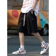 thumbnail image 3 of Pantalones cortos de verano 2023 para hombre, pantalones cortos holgados, rectos, casuales, ropa de calle Y2K, bermudas deportivas con cordón, 3 of 5