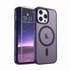 thumbnail image 1 of Chenchen Magnetic for iPhone 13 Pro Case (Compatible with MagSafe) (Military Grade Drop Protection) Translucent Matte Shockproof with Anti-Fingerprint Phone Case,Dark Purple, 1 of 1