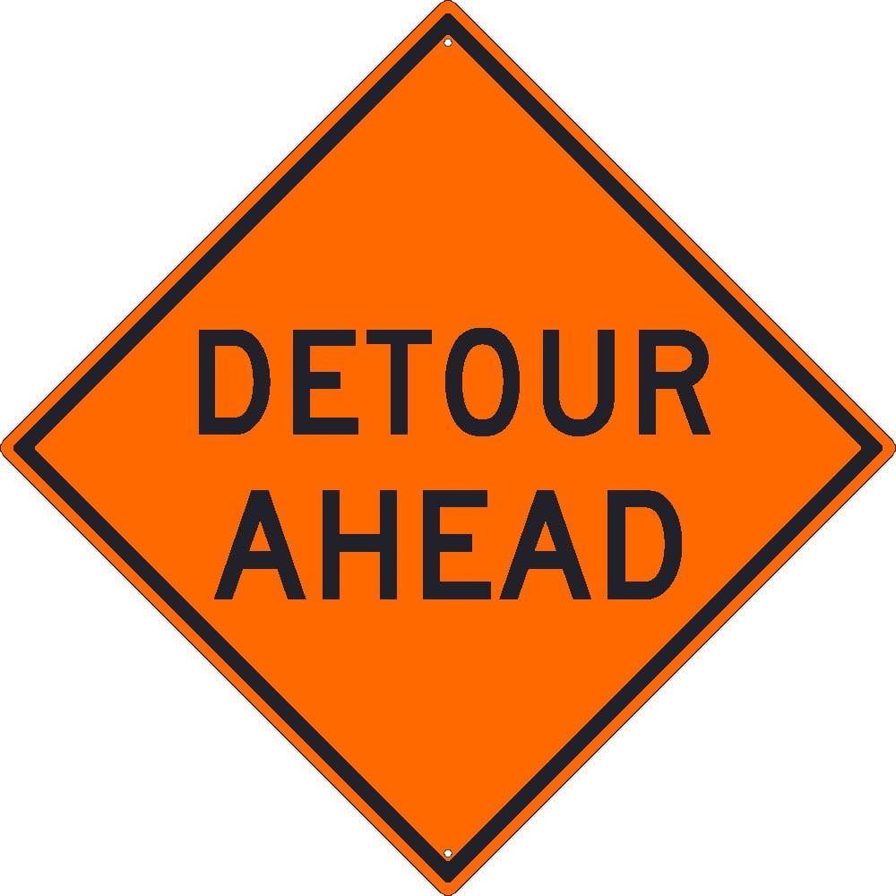 Detour Sign