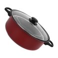 thumbnail image 3 of relayinert Nonstick Deep Frying Pan Oil Fryer Cooking Pan Pot Milk Deep Pot Fryer, 3 of 6
