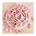thumbnail image 5 of Pack of 100 Mini Wooden Pegs Heart Pegs Decorative Wooden Clothes Pegs Decorative Pegs (Pink*100), 5 of 5