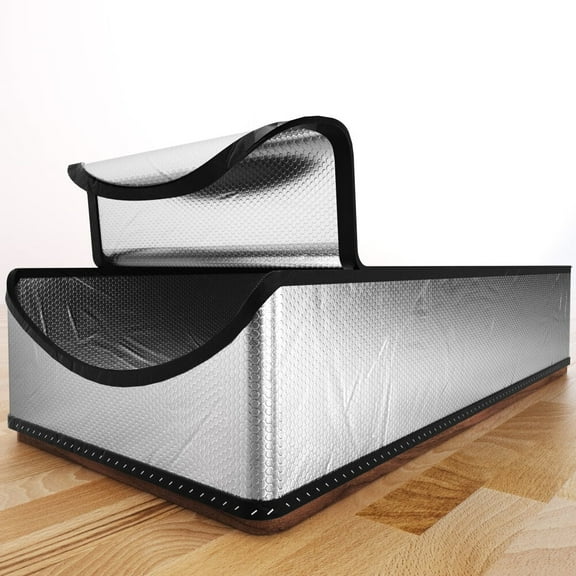 Attic Door Insulation Cover 25"x54"x11",Energy Saving Tent Attic Stairs Cover Ladder Pull Down Insulator,R-Value 15.5 Thicken Aluminum Foil Stairway Insulation with Zipper Fireproof