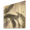 thumbnail image 1 of Designart 'minimal geometric Gesture III' Transitional Print on Natural Pine Wood, 1 of 3