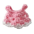 thumbnail image 2 of BULLPAW Small Pet Dress Mini Knitted Ferret Clothes Handmade Hamster Princess Skirt for Rabbit Guinea Pig Squirrels Chinchilla, 2 of 7