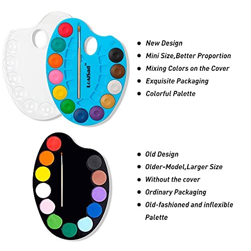 Set de Pinturas de Acuarela Para Niños y Adultos - Pinturas de Acuarelas Lavables con un P Loalsad Loalsad