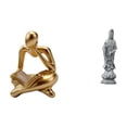 thumbnail image 1 of Figura de lector abstracto,Estatua de pensador abstracto,arte,manualidades,decoraciones,Figuras humanas decorativas para oficina,objetos coleccionables,Estatua de Guan Yin,Estatua de Guan Yin, 1 of 8