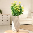 thumbnail image 6 of Beautynvta 2 Bundles Artificial Flowers for Outdoor, 12.6'' Faux Plastic Flowers UV Resistant Fake Greenery Shrubs Plants for Porch Window Garden Planter Home Decor, 6 of 8