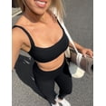 thumbnail image 5 of CRZ YOGA Hugcurve Adjustable Square Workout Sports Bra For Women Size XS-2XL, 5 of 8