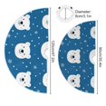 thumbnail image 5 of Yayeee Christmas Tree Skirt 35 inches for Xmas Tree Holiday Party Decoration, Blue Polar Bear, 5 of 6