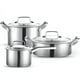 thumbnail image 4 of 3x Juego de Utensilios de Cocina, Cacerola, Utensilios de Cocina con Tapas de Cristal, Juego de Ollas Works, 4 of 8