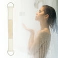 thumbnail image 2 of Toalla de Exfoliación Elástica 1 Pc para Ducha 26.97"x3.15" Beige, 2 of 6