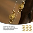 thumbnail image 3 of Fine-Tuning Adjustment Replacement Accessories - 12pcs Erhu Fine-Tuning Electric Guitar Parts Pro Tools Specialty Tuner Adjustment Fine Replacement Accessories Stringed Instrument Copper, 3 of 8