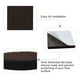 thumbnail image 4 of 30pcs Almohadillas de Fieltro para Muebles Cuadradas 1 1/4" Autoadhesivas Antideslizantes Reducen el Ruido Almohadilla para Patas de Escritorio Marrón, 4 of 7