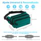 thumbnail image 3 of Riñonera AGPTEK RFID impermeable ajustable verde, 3 of 9