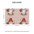 thumbnail image 2 of Placemats Set of 4, Christmas Gnome star Place mats for Dining Table Indoor/Outdoor, Cute Heat Resistant Washable Table Mats(18" x 12"), 2 of 8