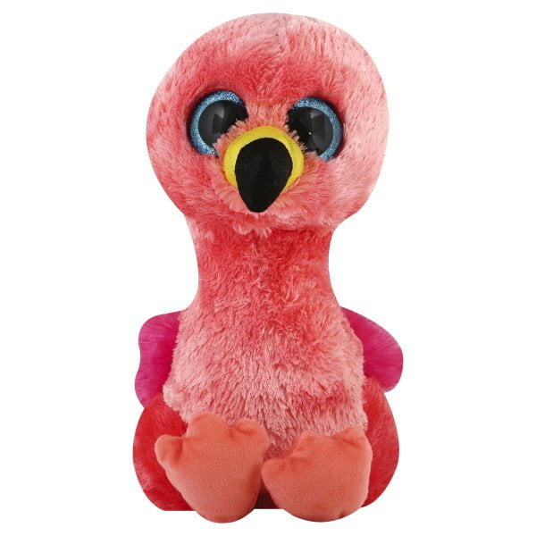 TY Beanie Boos 3" Clip Pink Gilda Flamingo Stuffed Animal Plush w/ Ty Heart Tags 