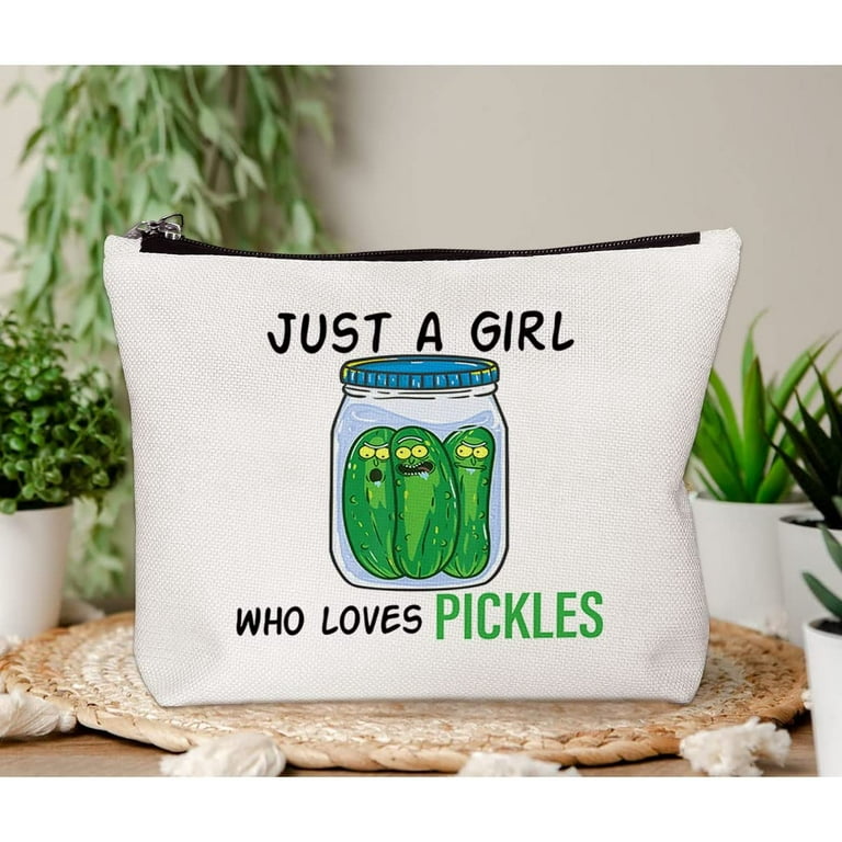  Pickle Lovers Gifts Funny Pickle Gifts Makeup Bag Vegetarian  Gag Gifts Cosmetic Bag Christmas Birthday Gifts Vegetable Lover Gifts  Pickle Themed Gifts Travel Cosmetic Pouch Friendship Thank You Gifts :  Grocery