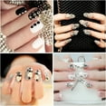 thumbnail image 4 of Graflsoa Acrylic Rhinestone Face Stickers, Eye Crystal Gems, Sparkling Decals, MX-28, 95x90mm, 4 of 6