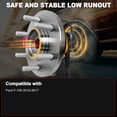 thumbnail image 2 of Conjunto de buje de cojinete de rueda KNOLET 515169 para Ford F-150, 2 of 8
