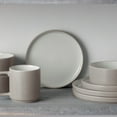 thumbnail image 6 of Noritake ColorTex Stone Taupe Set of 4 Stax Salad Plates, 6 of 7