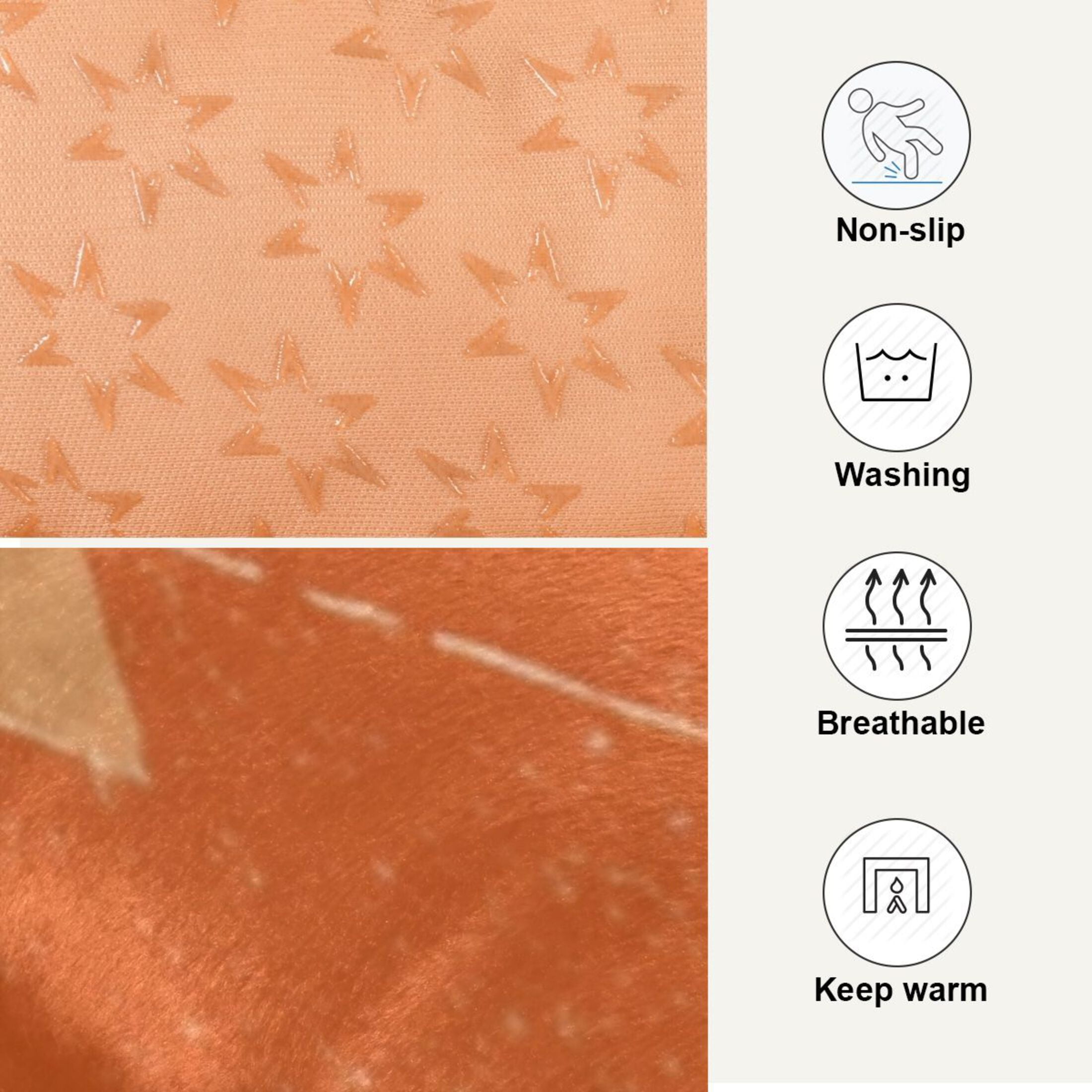 Cozy Mat Pet Bed Indoor Outdoor Warm Soft For Cat Dog Puppy(S/M) Orange Background