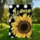 thumbnail image 1 of Bandera de jardín de arpillera con diseño de margaritas y girasoles, de doble cara, de 30 x 45 cm, ideal para decoración de exteriores, color negro (girasol), 1 of 6