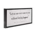 thumbnail image 3 of Stupell Industries Mother Theresa Inspirational Quote Typography Painting Black Floater Framed Canvas Art Print Wall Art, 25 x 11, 3 of 9