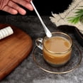 thumbnail image 3 of Palitos para agitar café con mango largo de acero inoxidable 304, 3 uds. De cucharas para cóctel, cucharas para agitar bebidas de 5,12 pulgadas, 3 of 5
