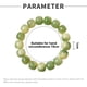 thumbnail image 2 of Paquete de 2 pulseras con cuentas de piedras preciosas, regalo para mujeres, hombres y adolescentes - cuentas de 10*9 mm, 2 of 5