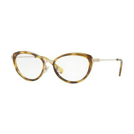 Authentic Versace Eyeglasses VE1244 1400 Havana Gold Frames 53MM Rx-ABLE"