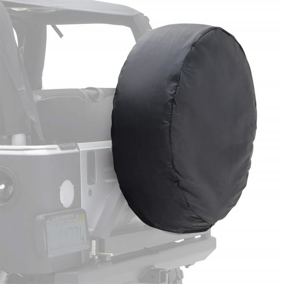 Smittybilt 773515 Denim Black Large Spare Tire Cover