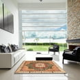 thumbnail image 7 of Ahgly Company Machine Washable Indoor Rectangle Abstract Sandy Brown Area Rugs, 7' x 9', 7 of 7