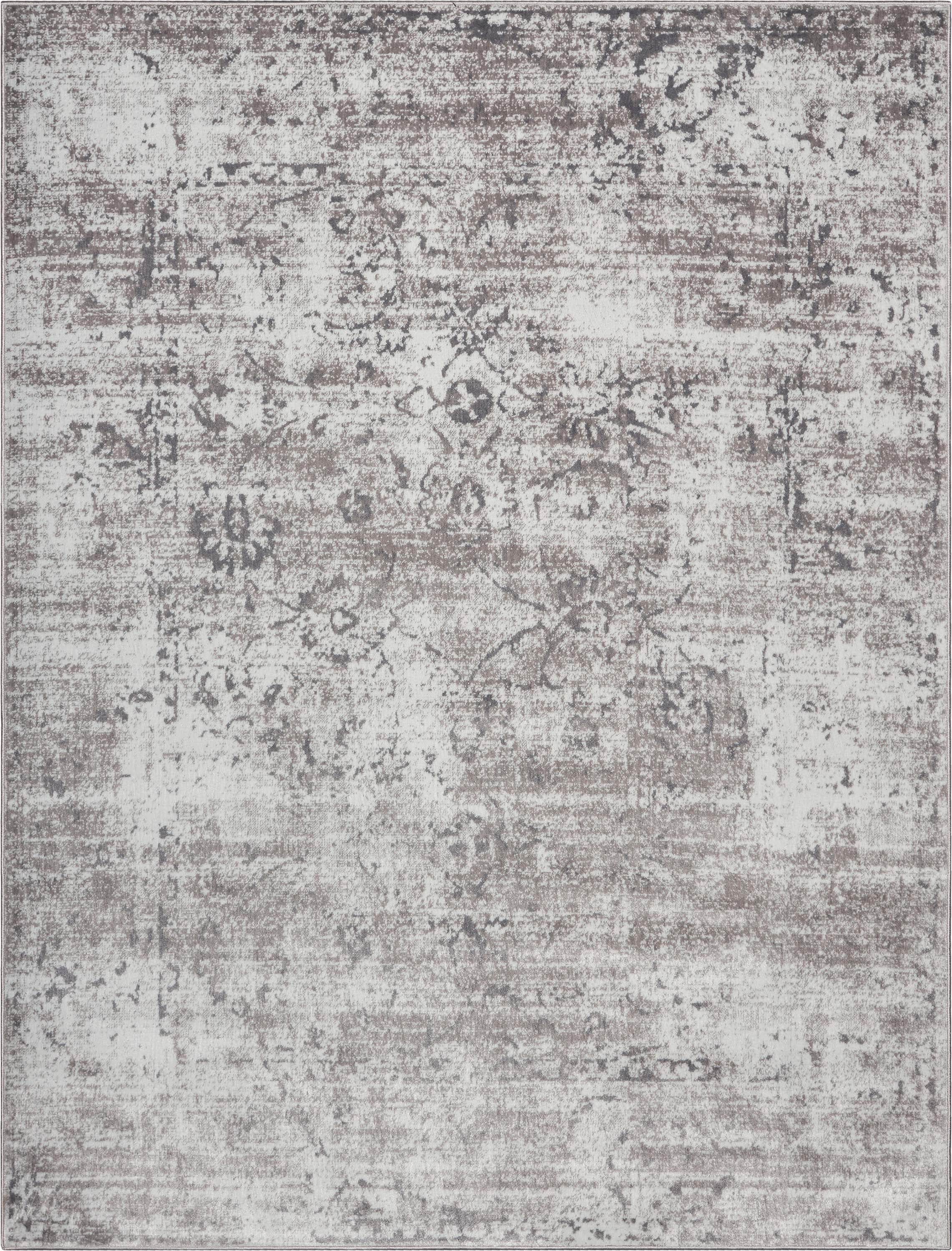 Well Woven Zazzle Thiva Vintage Oriental Ivory 7'10" x 9'10" Area Rug