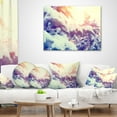 thumbnail image 4 of Designart Winter Pine Trees in Mountains - Landscape Printed Throw Pillow - 12x20, 4 of 5