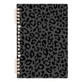 thumbnail image 2 of Haosy Dark Gray Leopard Print Notebooks 2 Pcs 1-subject Journal 60 Sheets A5 College Ruled Paper Detachable Ring 8.3"x5.7", 2 of 8