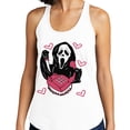 thumbnail image 2 of Ghost Telephone Tank Top Fitted Racerback Women's X-Large White, 2 of 5