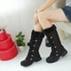 thumbnail image 1 of Botas de nieve de suela gruesa, cálidas, con cordones, informales, botas de mujer, 1 of 5