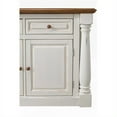 thumbnail image 2 of Kingfisher Lane Antiqued Kitchen Island in Antiqued White, 2 of 3