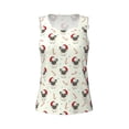 thumbnail image 4 of Haiem Christmas Pug Dog Workout Tank Tops for Women, Athletic Sports Slim-Fit Tank Tops, Compression Sleeveless Dry Fit Shirts,Athletic Shirt-X-Large, 4 of 9